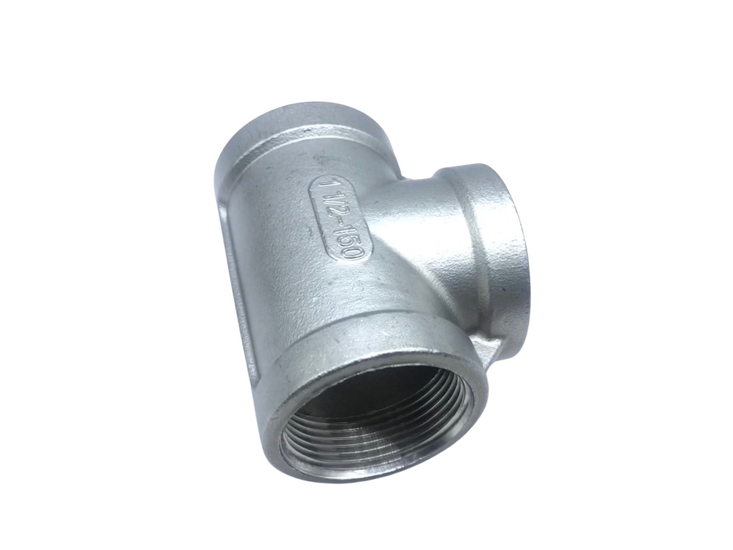 ข้อต่อสามทางสแตนเลส เกลียวใน ขนาด 1-1/2 นิ้ว - Image 4