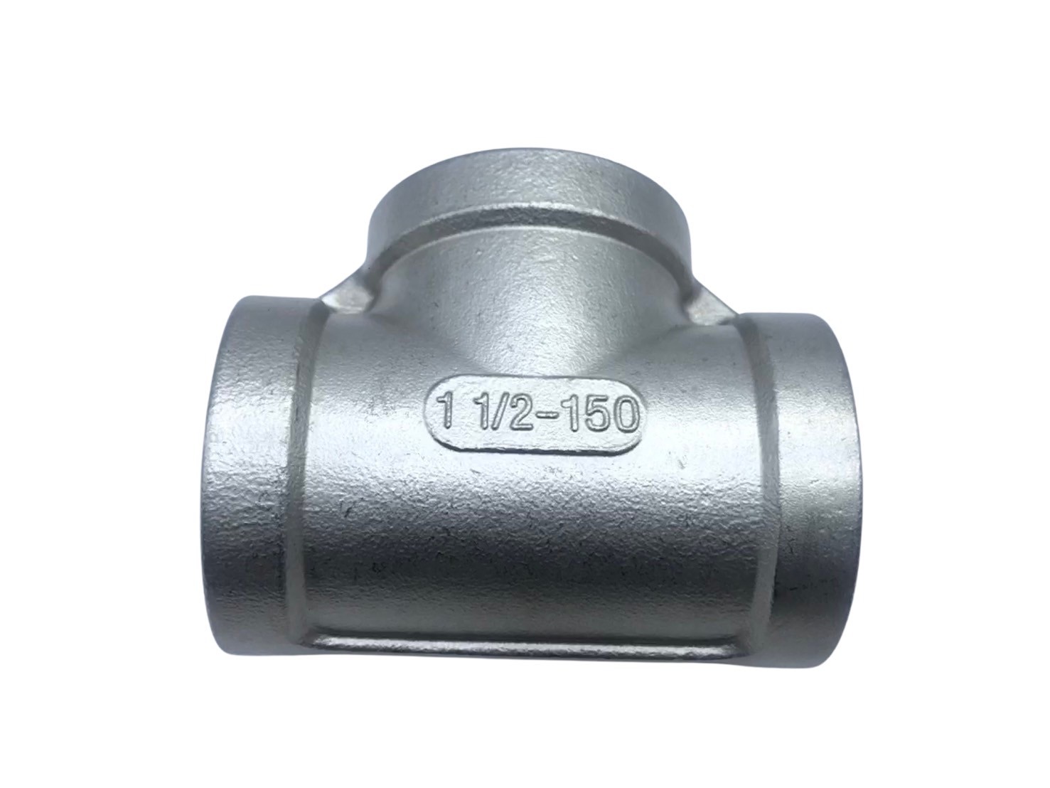 ข้อต่อสามทางสแตนเลส เกลียวใน ขนาด 1-1/2 นิ้ว - Image 3