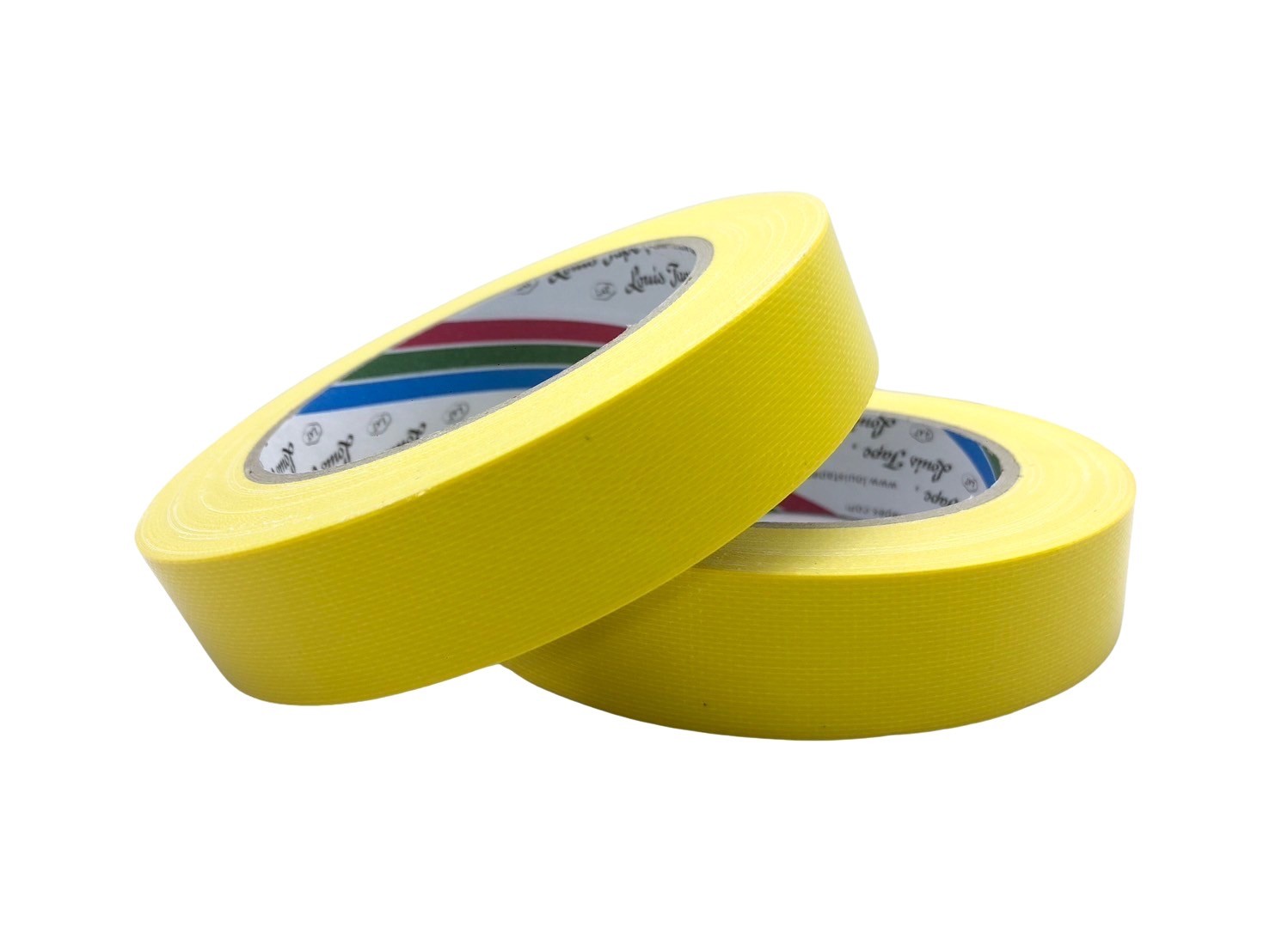 เทปผ้า LOUIS ขนาด 1 นิ้ว x 25 หลา สีเหลือง (72ม้วน/ลัง) - Image 3