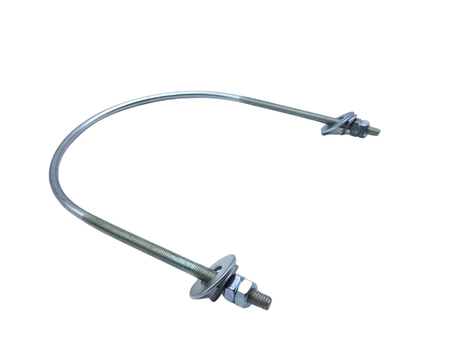 ยูโบลท์รัดท่อ ขนาด 8-1/2 นิ้ว พร้อมหัวน็อต 4 ตัว + อีแปะ 3/8 นิ้ว 2ตัว + อีแปะ 5/8 นิ้ว 2ตัว