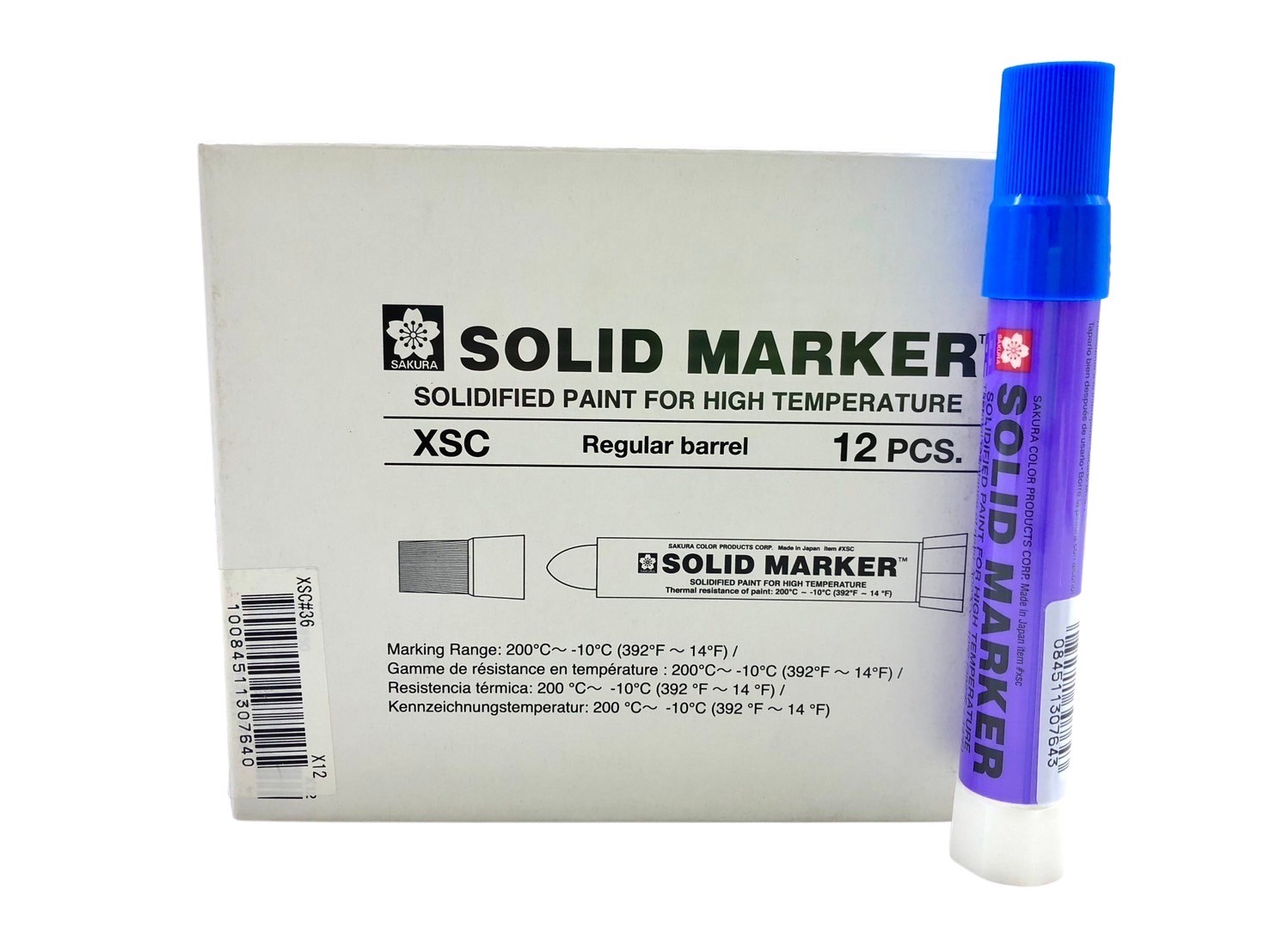 ปากกาโซลิด SOLID MARKER SAKURA XSC36 สีน้ำเงิน - Image 2