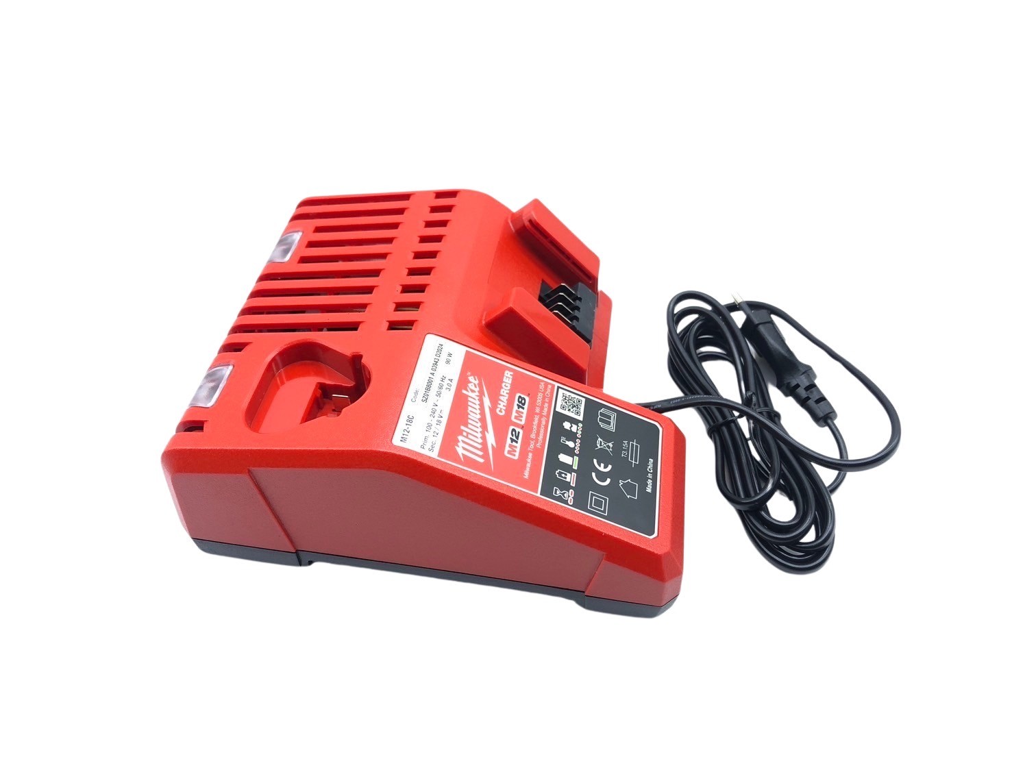 แท่นชาร์จแบตเตอรี่ MILWAUKEE รุ่น M12-18C ชาร์จ 12V และ 18V - Image 2