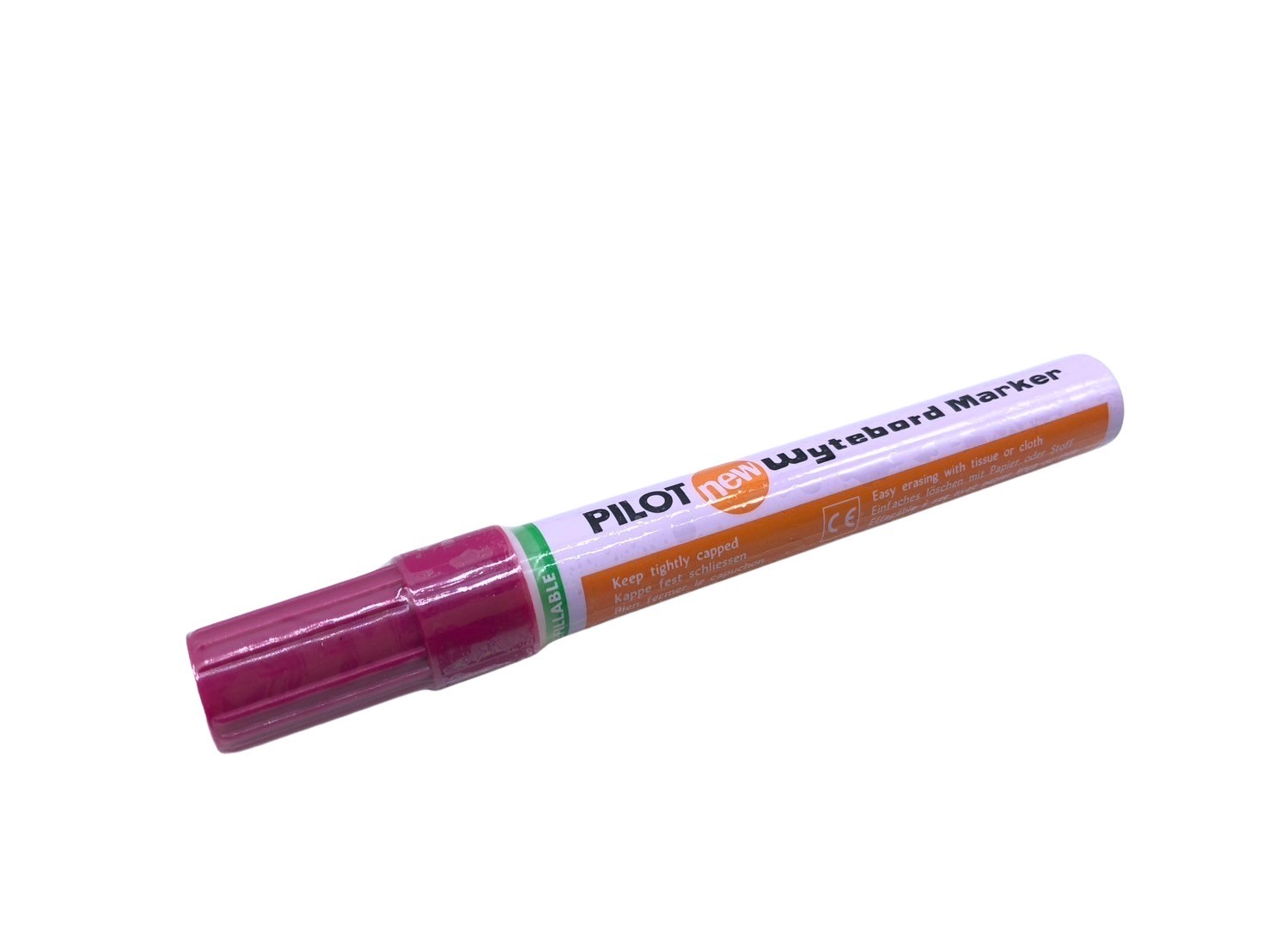 PILOT ปากกาไวท์บอร์ดหัวแหลม สีชมพู รุ่น WBMK-M (1.5-2 มม.)