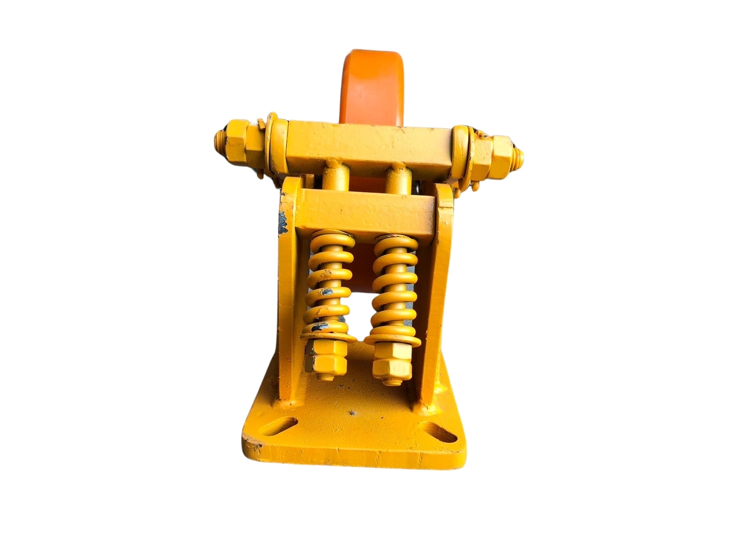 ล้อยูริเทนแป้นตาย มีสปริง ขนาด 8 นิ้ว ตรา TWIN Heavy Duty - Image 2