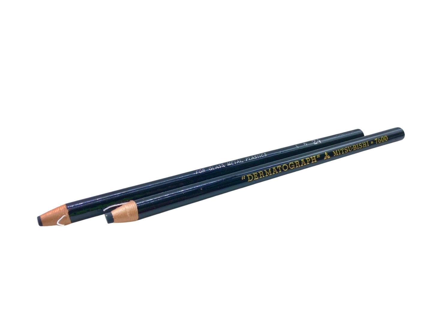 ดินสอสีเทียน ดินสอเขียนกระจก Mitsubishi No.7600 สีดำ - Image 3