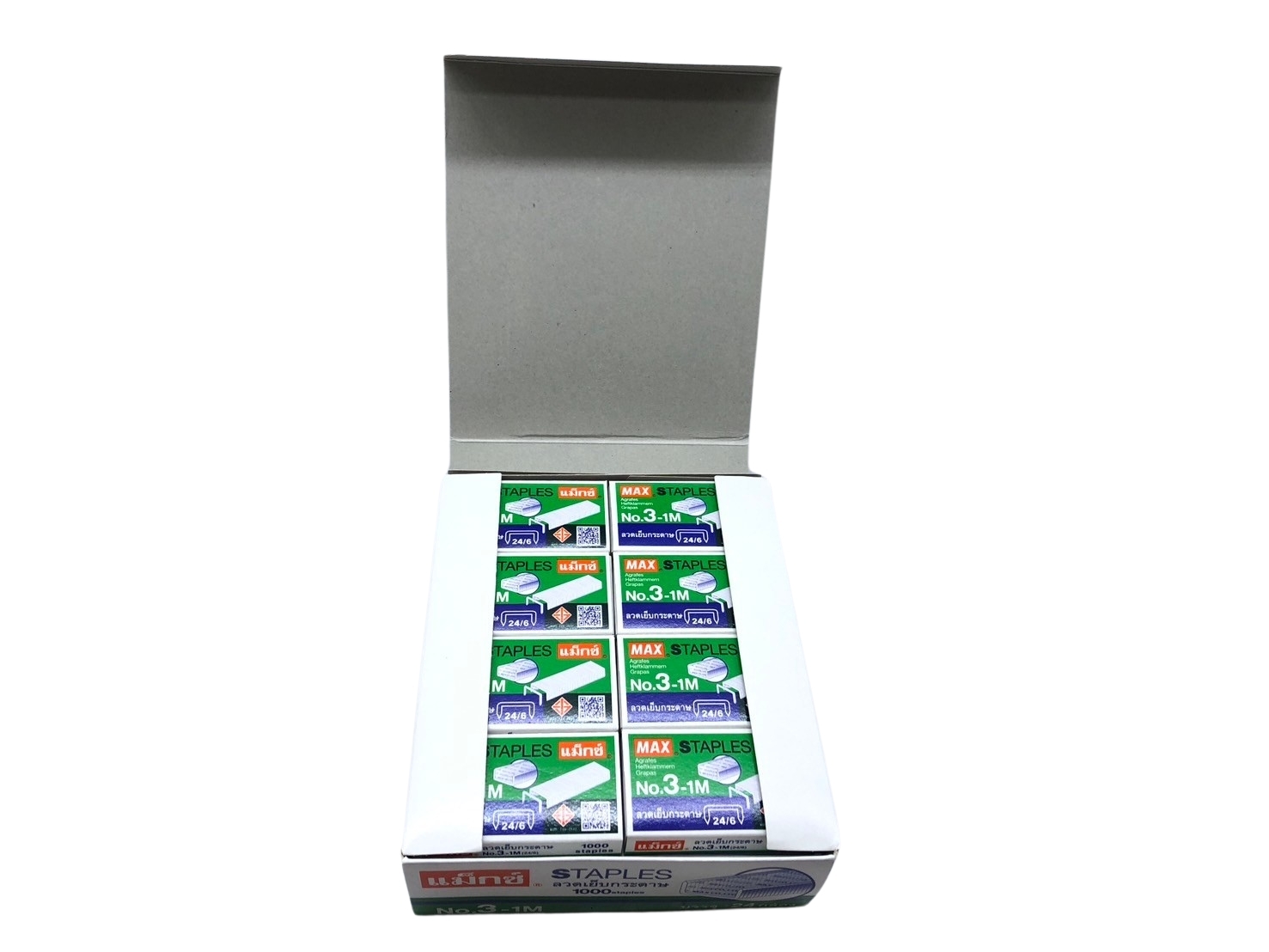 MAX แม็กซ์ ลวดเย็บกระดาษ รุ่น 3-1M เบอร์ 3 (24/6) - Image 4