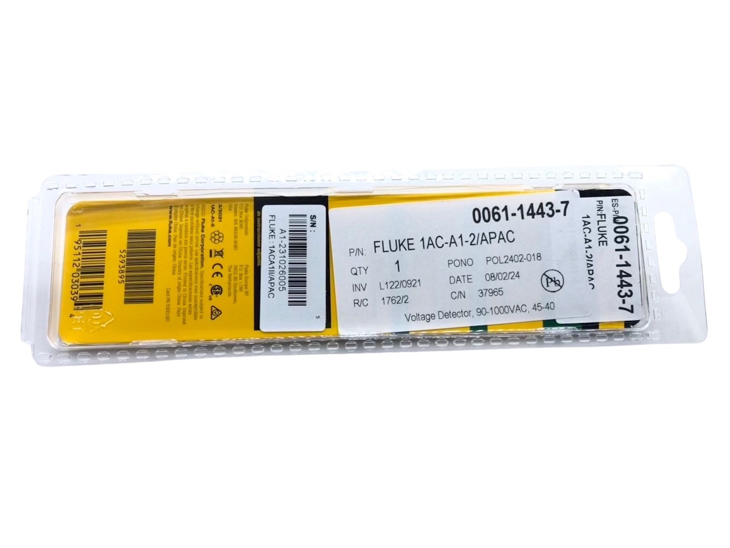 ปากกาตรวจวัดแรงดันไฟฟ้า FLUKE รุ่น 1AC-A1-II (90-1000VAC) - Image 2