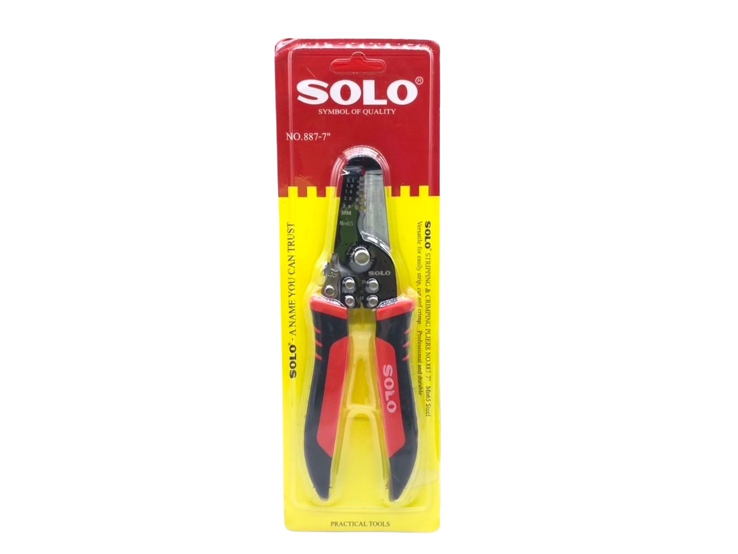 SOLO คีมอเนกประสงค์ ปอกสายไฟ รุ่น 887-7" ขนาด 7 นิ้ว