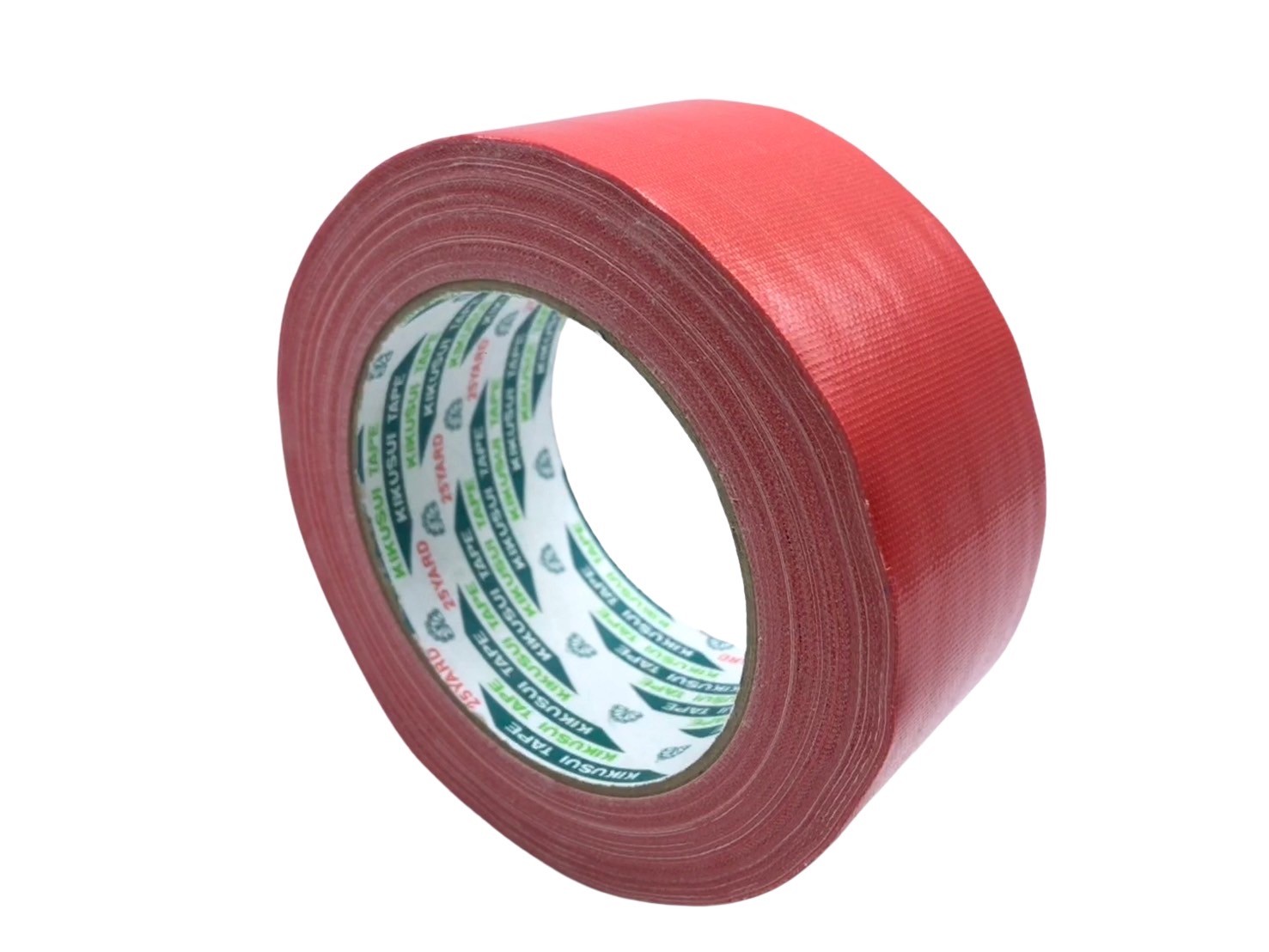 เทปผ้า KIKUSUI ขนาด 2 นิ้ว x 25 หลา สีแดง (30ม้วน/ลัง)