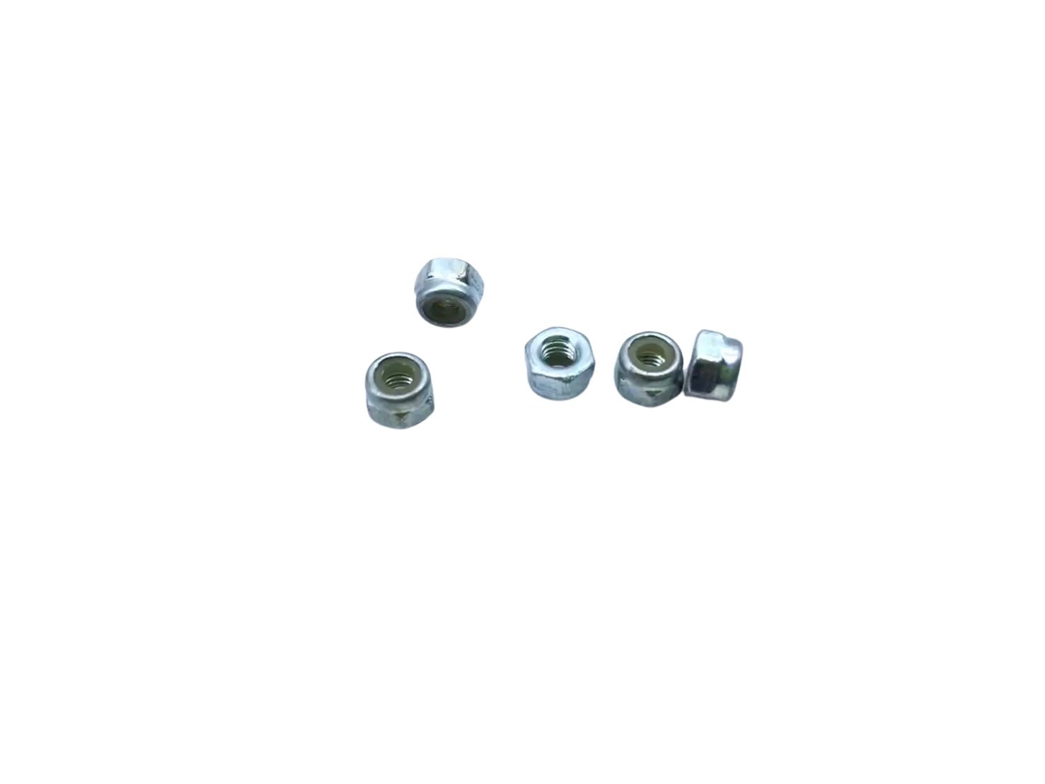 หัวน็อตล็อคเหล็ก Steel Lock Nut พร้อมแหวนพลาสติก ขนาด M3 - Image 4