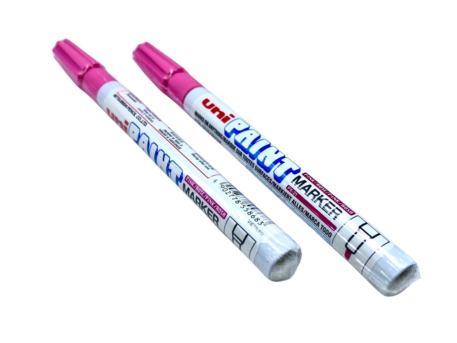 ปากกาน้ำมัน UNI รุ่น PX-21 สีชมพู ขนาดเส้น 0.8-1.2 มม. - Image 3