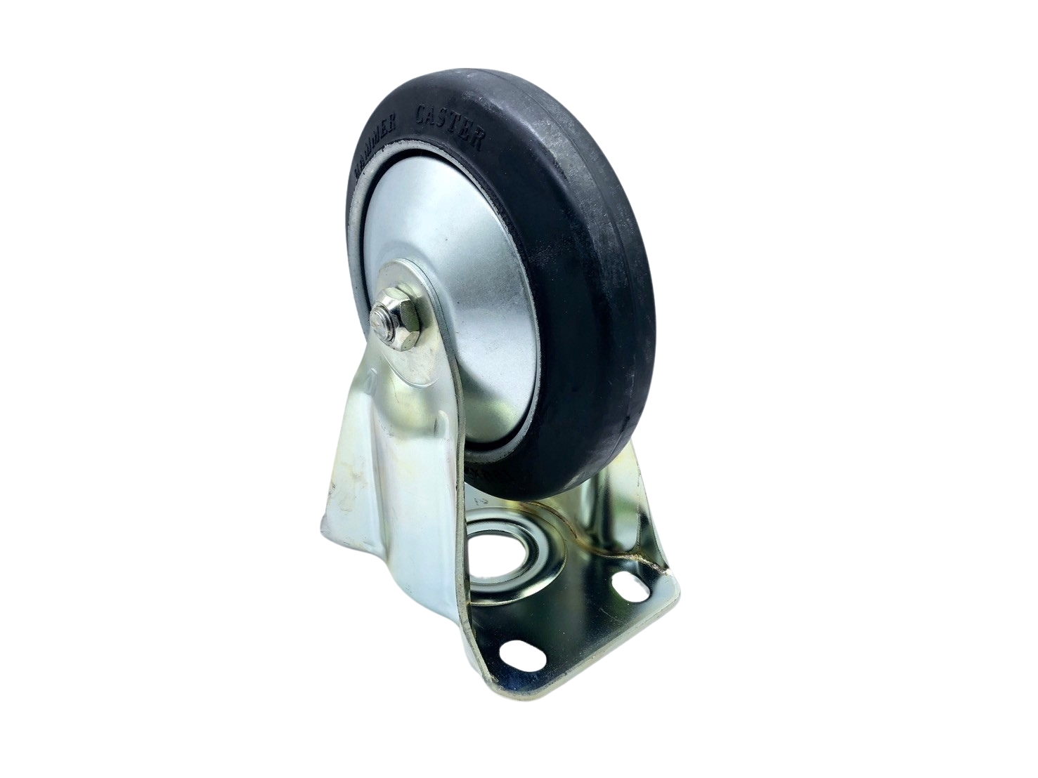 ลูกล้อยางแป้นตาย แบบมีลูกปืน ขนาด 6 นิ้ว ตรา HAMMER รุ่น 420SR-RB