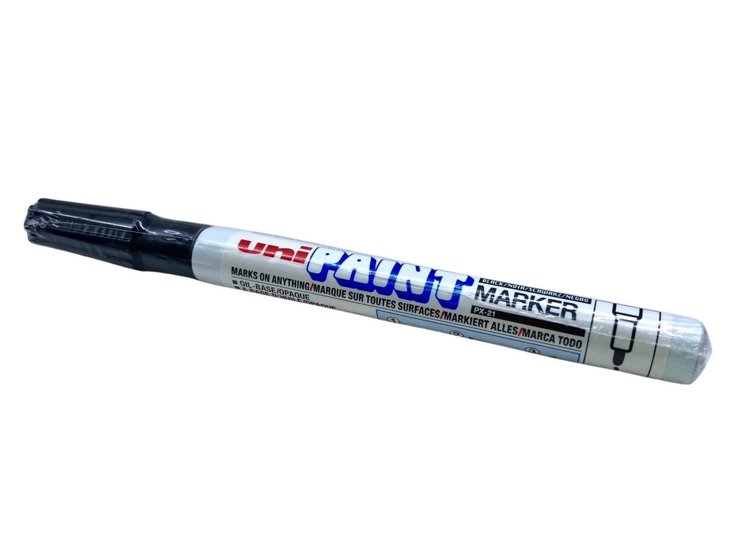 ปากกาน้ำมัน UNI รุ่น PX-21 สีดำ ขนาดเส้น 0.8-1.2 มม. - Image 4
