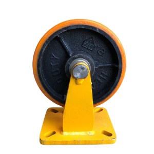 ล้อยูริเทนแป้นตาย ขนาด 8 นิ้ว ตรา TWIN