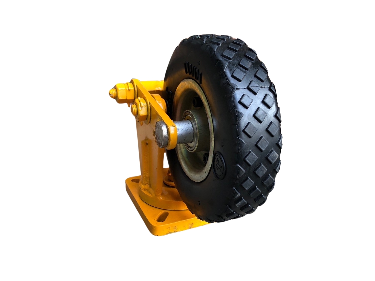 ล้อยางแป้นหมุน มีสปริง ขนาด 8 นิ้ว ตรา TWIN Heavy Duty รับน้ำหนักได้ 450 kg. - Image 3