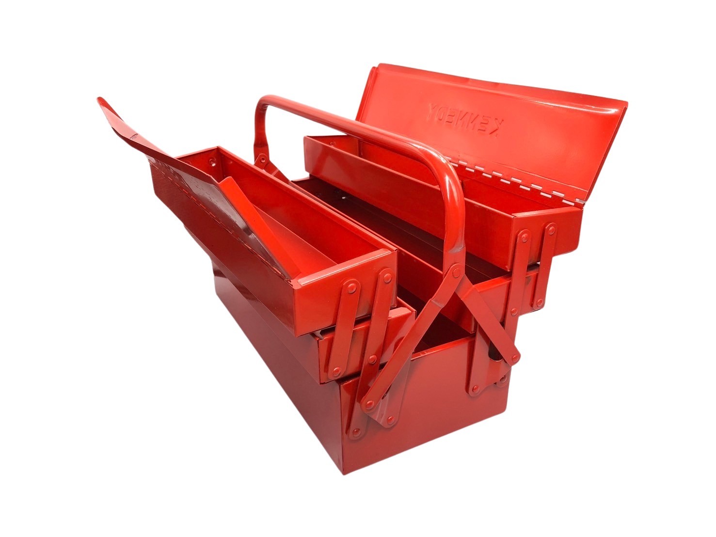 กล่องเครื่องมือเหล็ก Heavy Duty ขนาด 430x205x205 มม. KENNEDY รุ่น KEN-593-1170K - Image 4