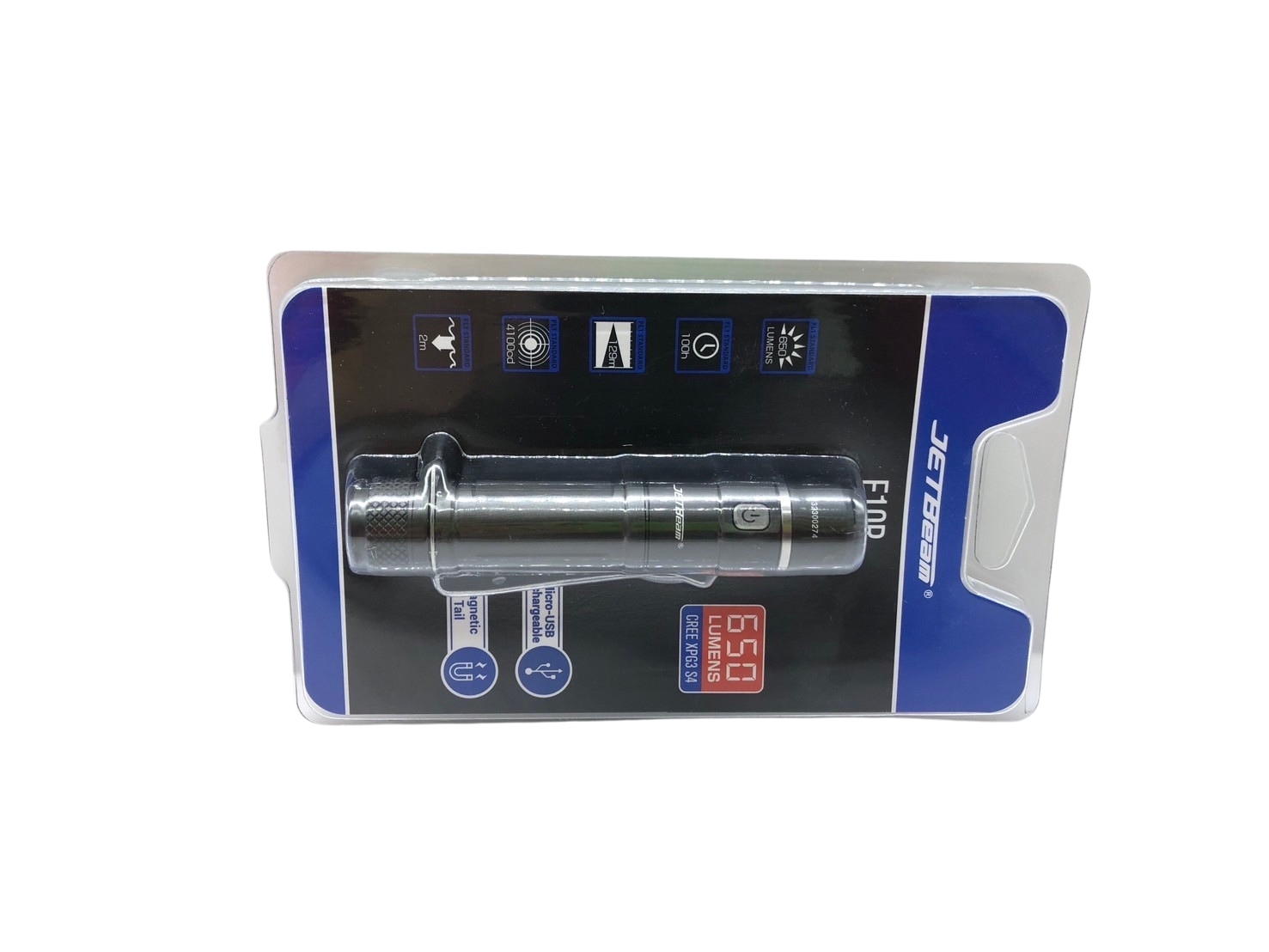 ไฟฉายแรงสูง ขนาดเล็ก JETBEAM E10R พร้อมแบตเตอรี่ - Image 3