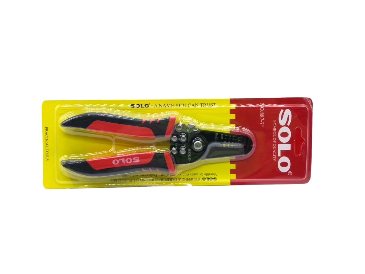 SOLO คีมอเนกประสงค์ ปอกสายไฟ รุ่น 887-7" ขนาด 7 นิ้ว - Image 3