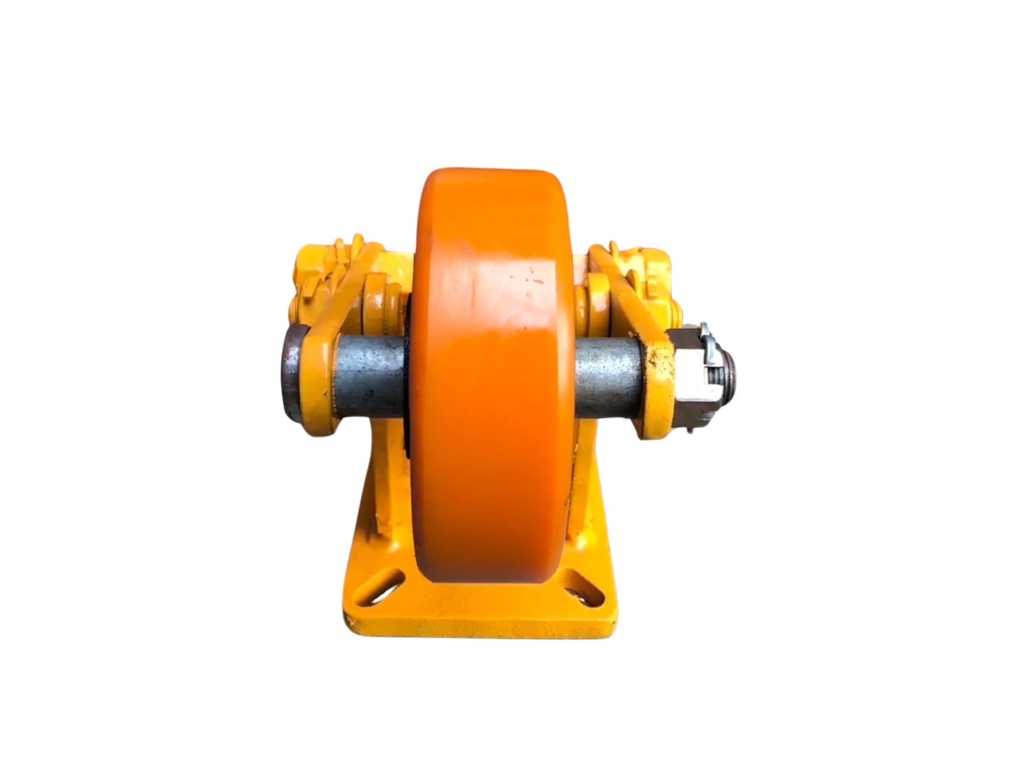 ล้อยูริเทนแป้นตาย มีสปริง ขนาด 5 นิ้ว ตรา TWIN Heavy Duty - Image 5