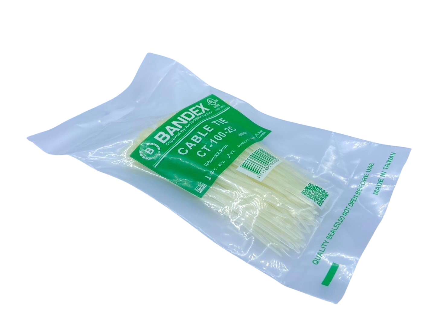 เคเบิ้ลไทร์ BANDEX รุ่น CT-100-2C ขนาด 4 นิ้ว