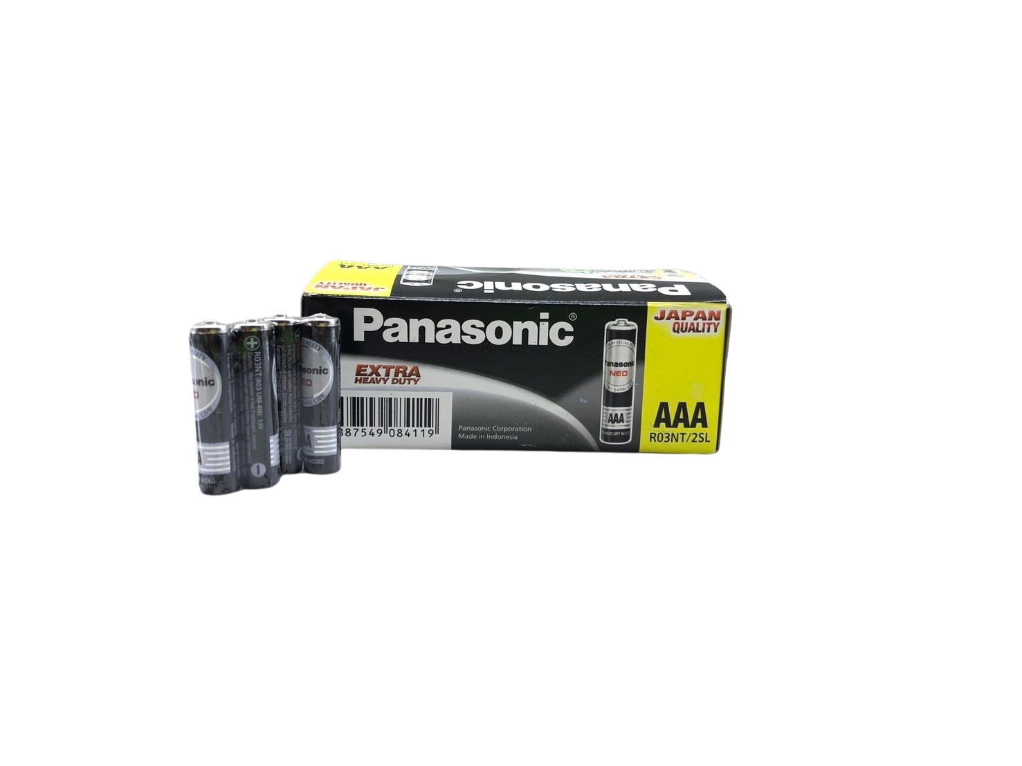 ถ่านไฟฉาย PANASONIC NEO ขนาด AAA รุ่น R03NT/2SL (แพ็ค 2 ก้อน)