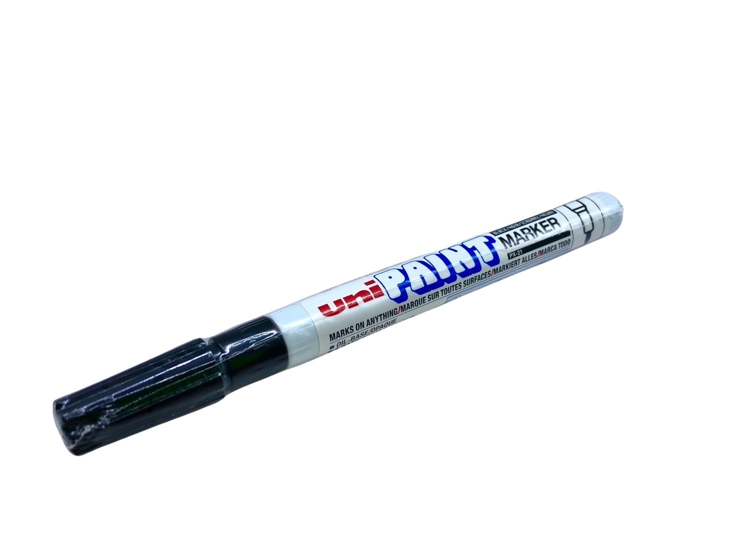 ปากกาน้ำมัน UNI รุ่น PX-21 สีดำ ขนาดเส้น 0.8-1.2 มม.