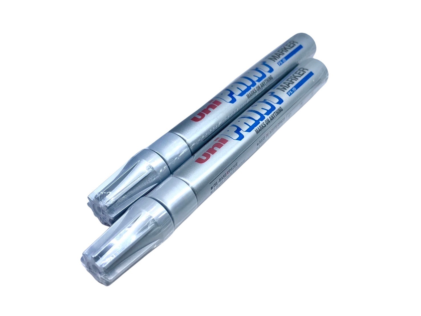 ปากกาน้ำมัน UNI รุ่น PX-20 สีบรอนเงิน ขนาดเส้น 2.2-2.8 มม.