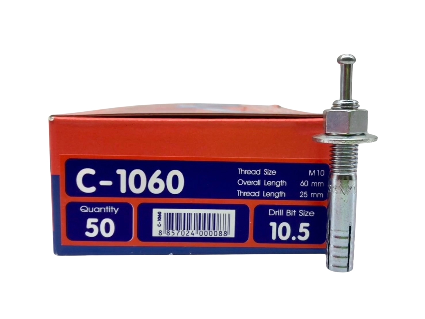 พุกตะปู SANKO C1060 ขนาด M10 ความยาว 60 มม. (50ตัว/กล่อง)