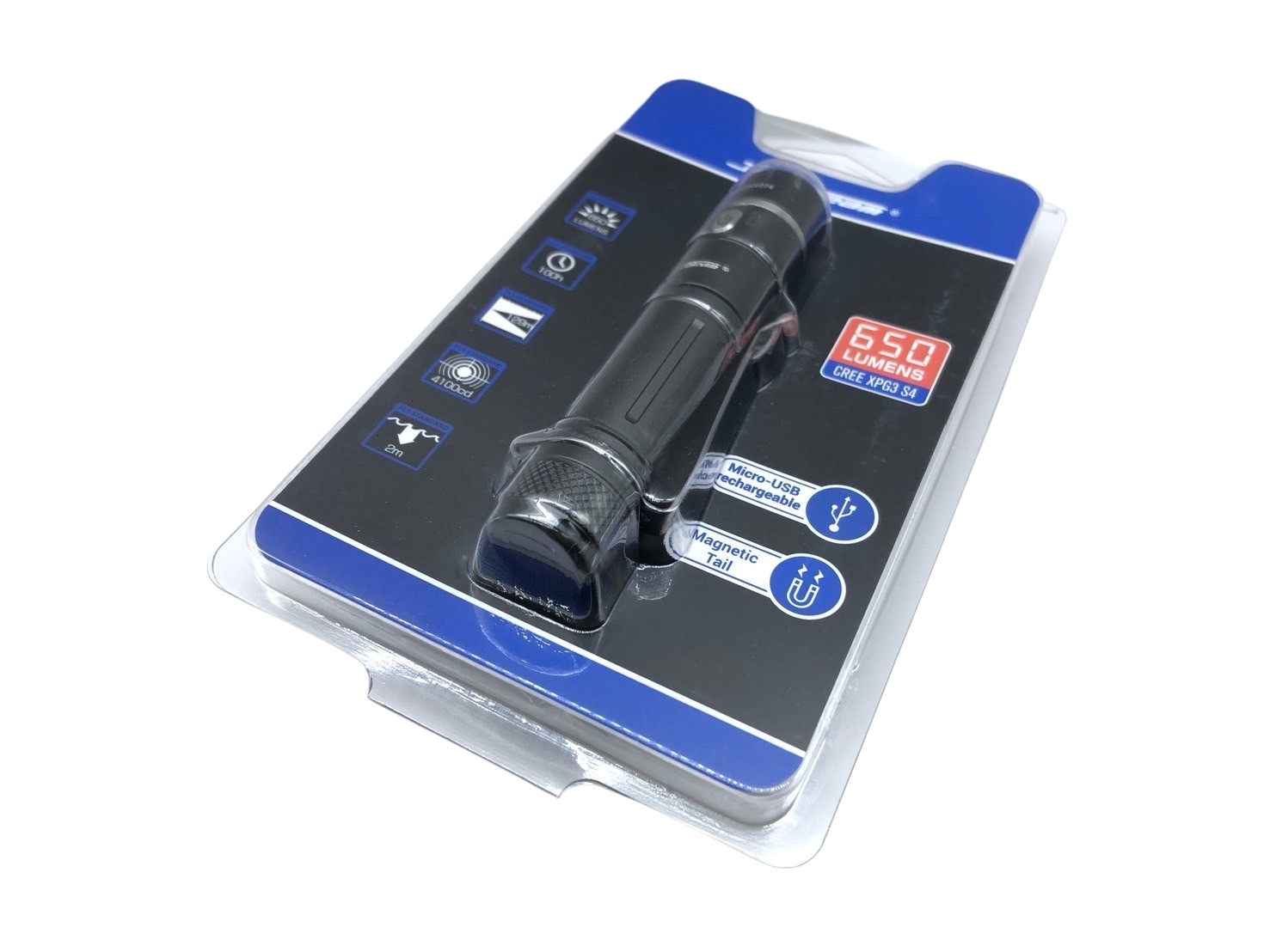 ไฟฉายแรงสูง ขนาดเล็ก JETBEAM E10R พร้อมแบตเตอรี่